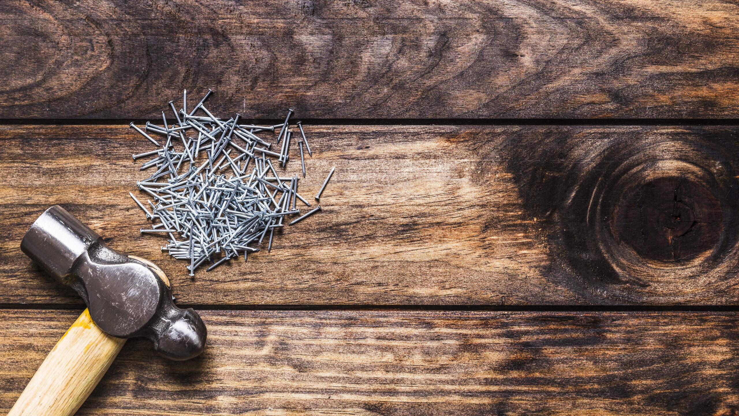 How to nail baseboards