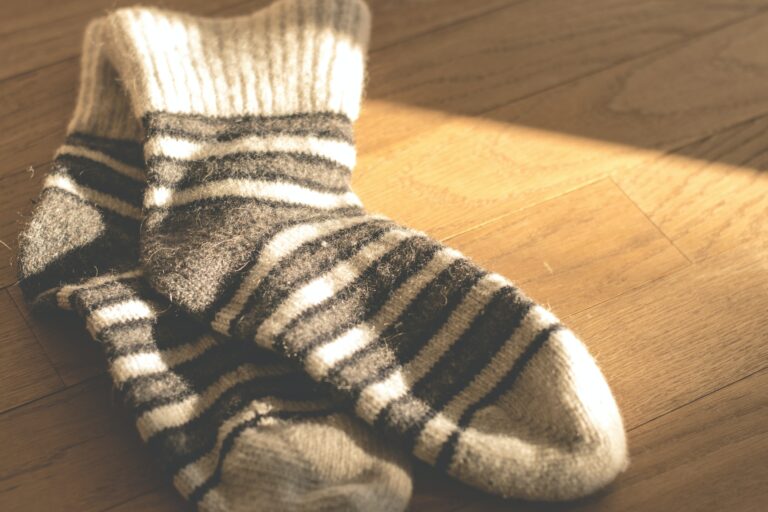 How to sew a hole in a sock