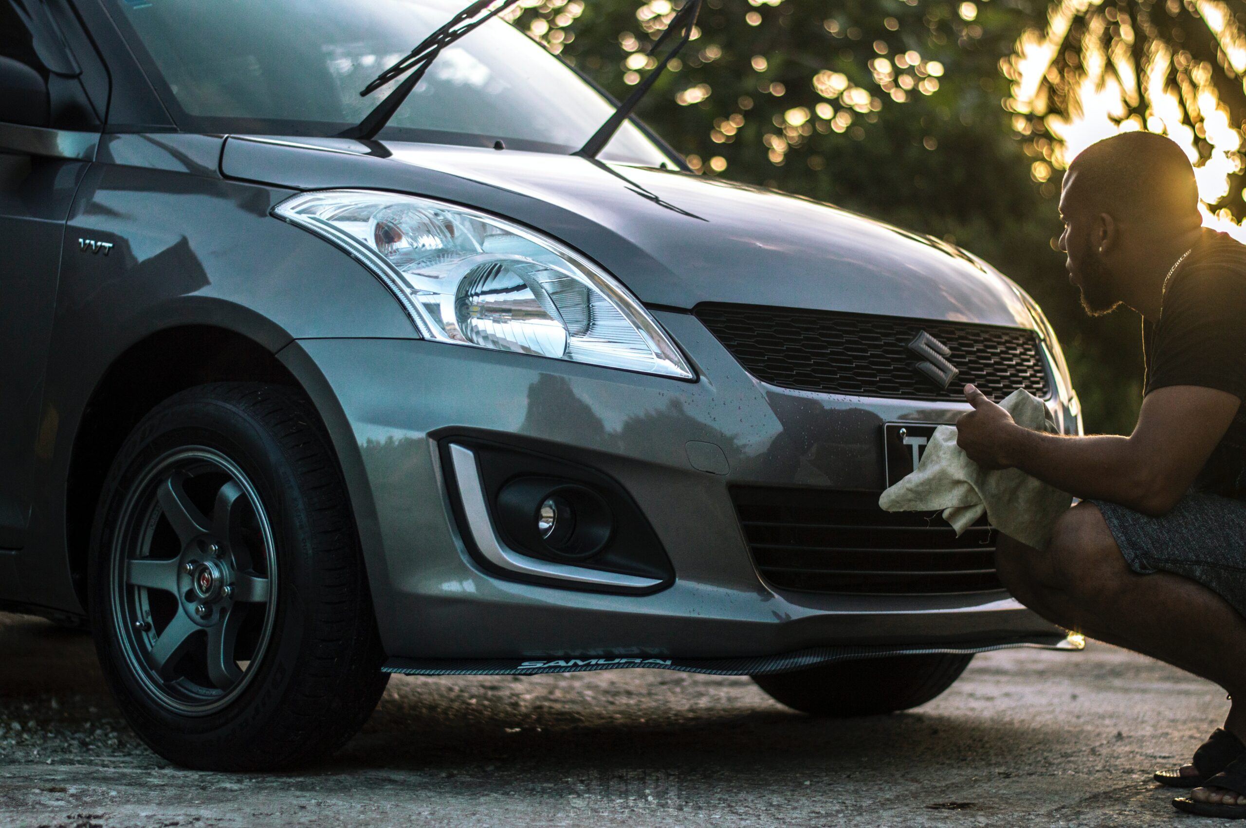 How to wash the car at home
