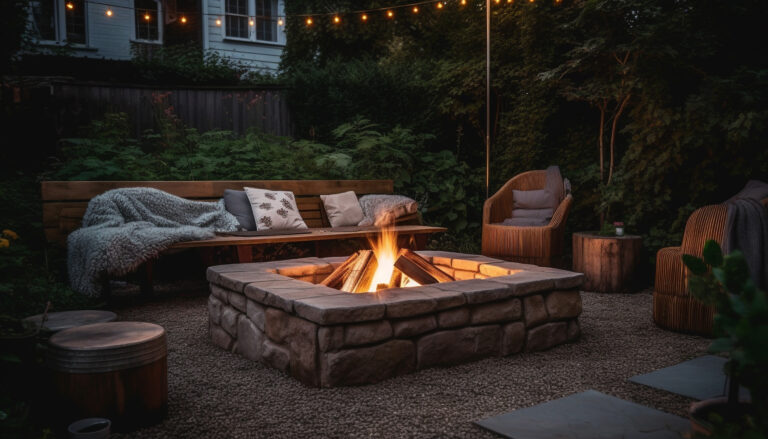 How to Build a Fire Pit to Transform Your Patio into a Backyard Oasis